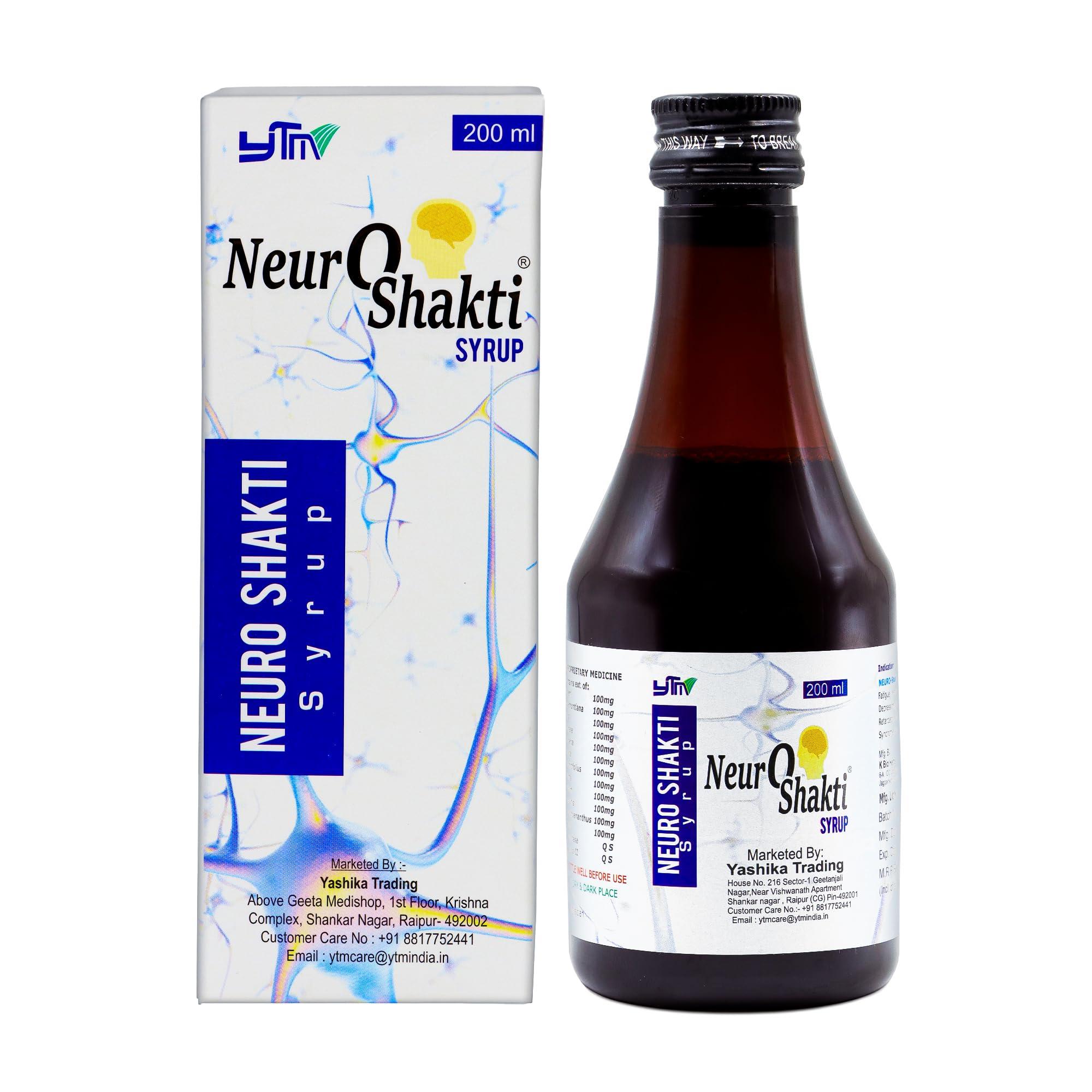 Neuro Shakti Neuro Shakti Syrup helps in tension depression good sleep & mental wellness 200ml