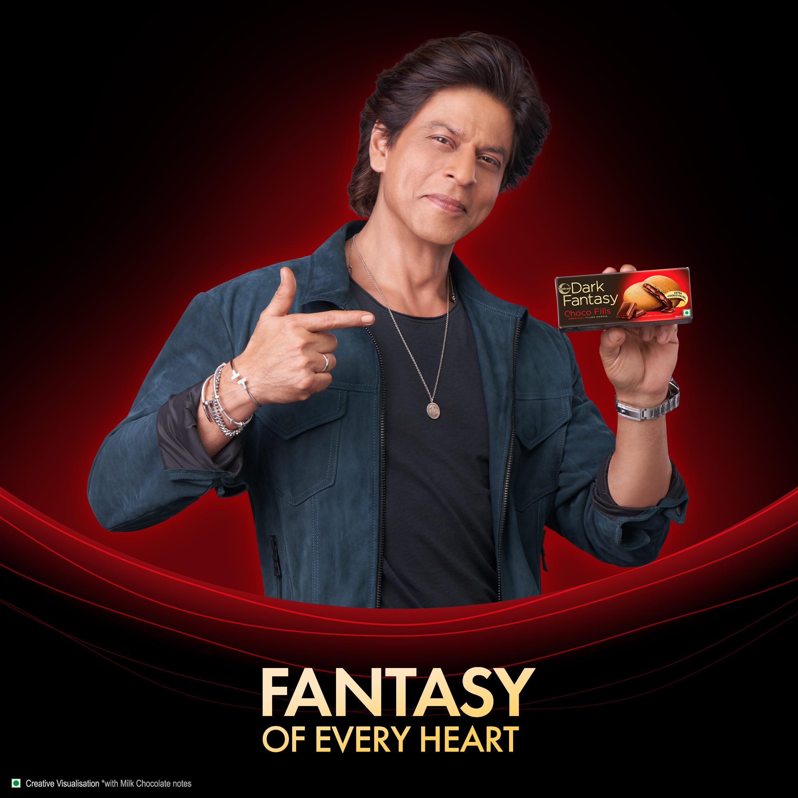 Sunfeast Dark Fantasy Sunfeast Dark Fantasy Choco Fills, 300Gm, Original Filled Cookies With Choco Crme & Yumfills, 253Gm, Rich Chocolate Pie Cake