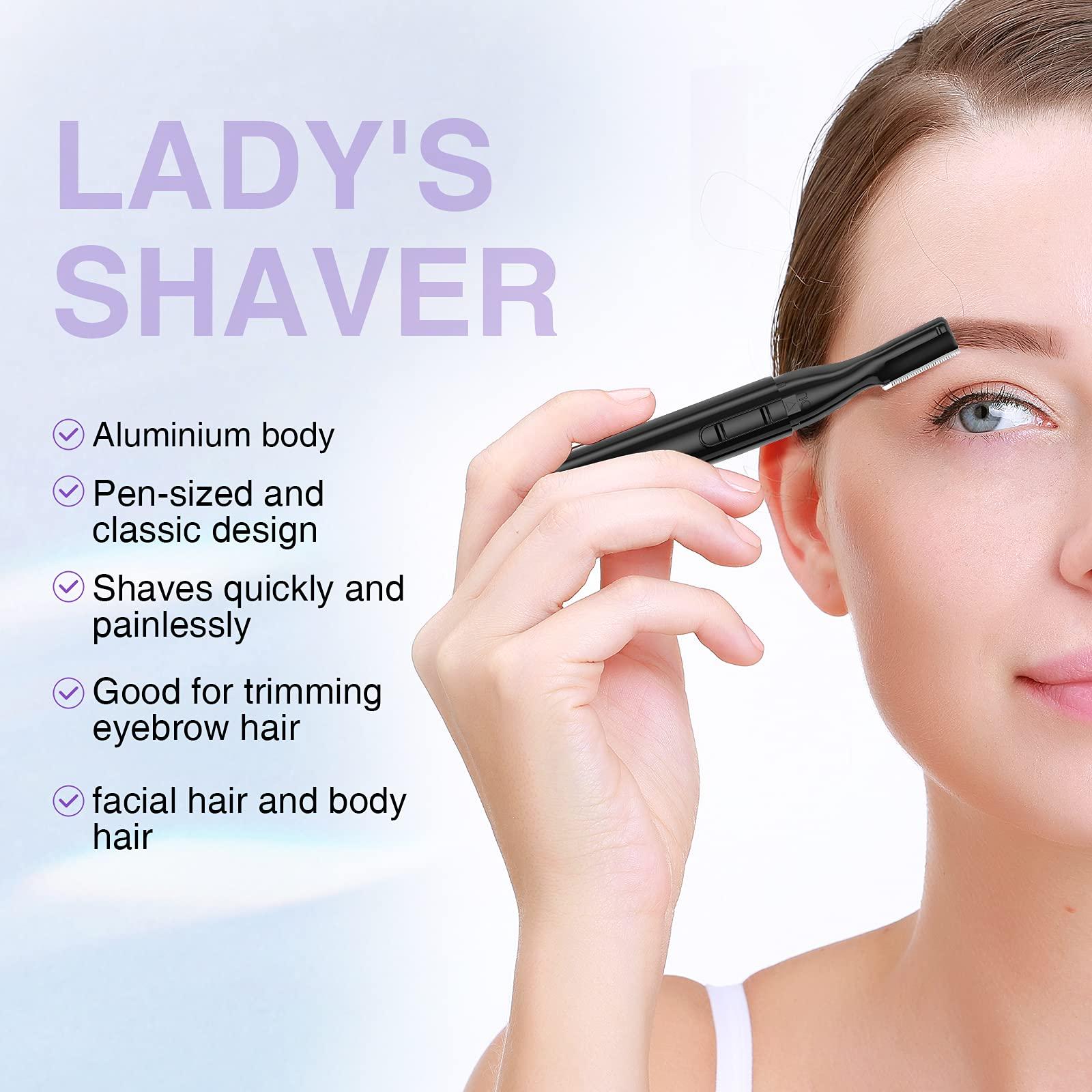 TOUCHBeauty TOUCHBeauty Facial Hair Trimmer Precision Shaver Removal Tool Micro Groomsman Trimmer Black TB-815