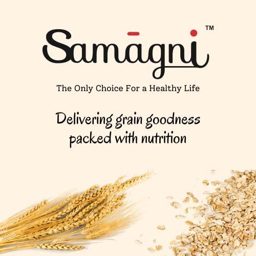 Samagni Samagni Multigrain Gluten Free Atta 2 kg (Pack of 2) | Diabetic Friendly Atta| Low Glycemic Index | Jowar, Bajra, Ragi, Oats, Fenugreek Seeds, Flax Seeds