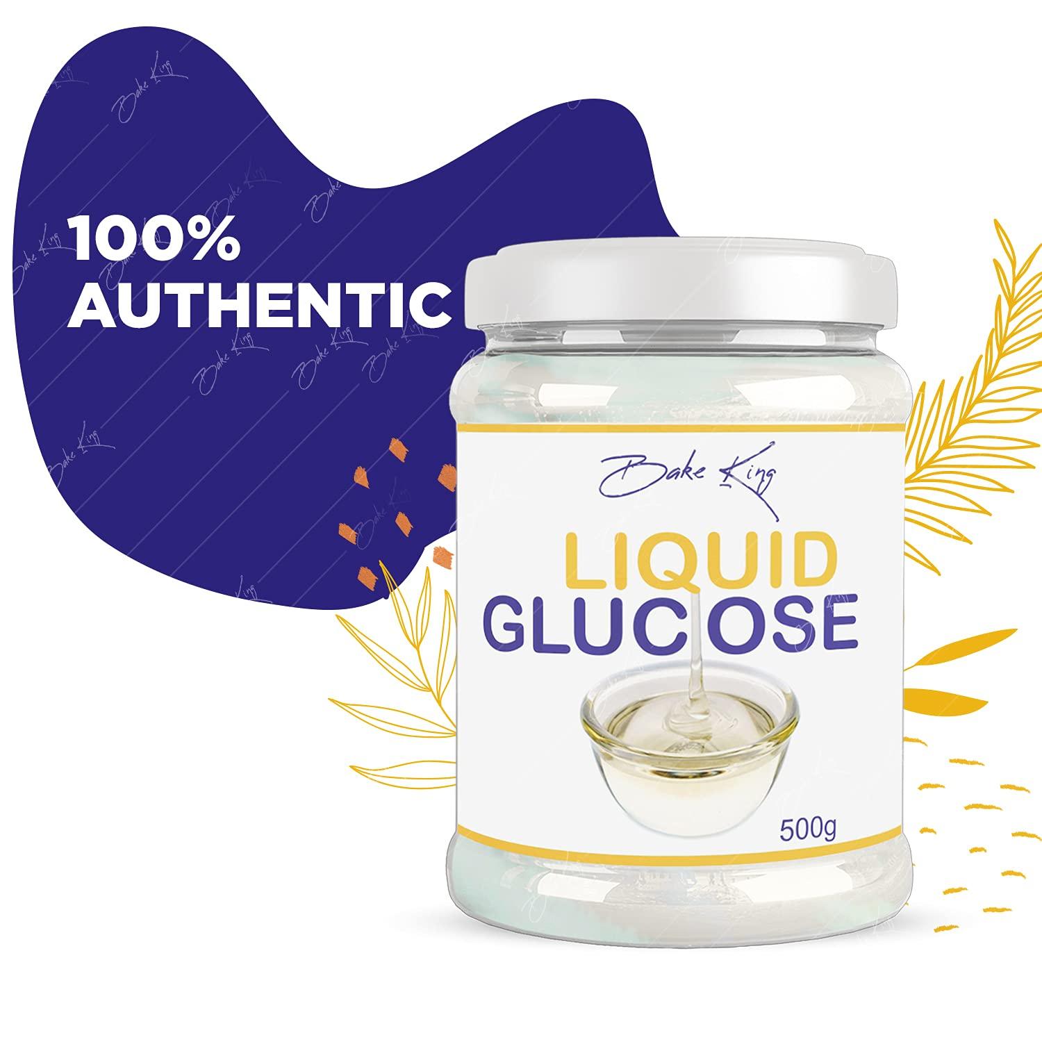 BAKE KING BAKE KING Liquid Glucose 500gm, Liquid Glucose (Syrup) Liquid Glucose for Making Cake and ice Cream, Sweetener for Deserts, Liquid Glucose for Ice Cream, Liquid Glucose 500gm