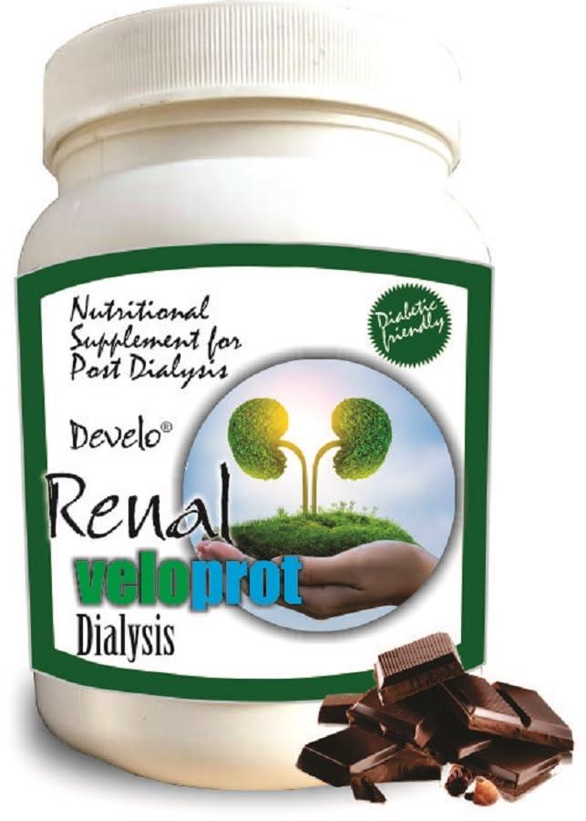 DEVELO Develo Kidney Health(Post Dialysis) Protein for Better Renal Health & Function - 1kg g Chocolate