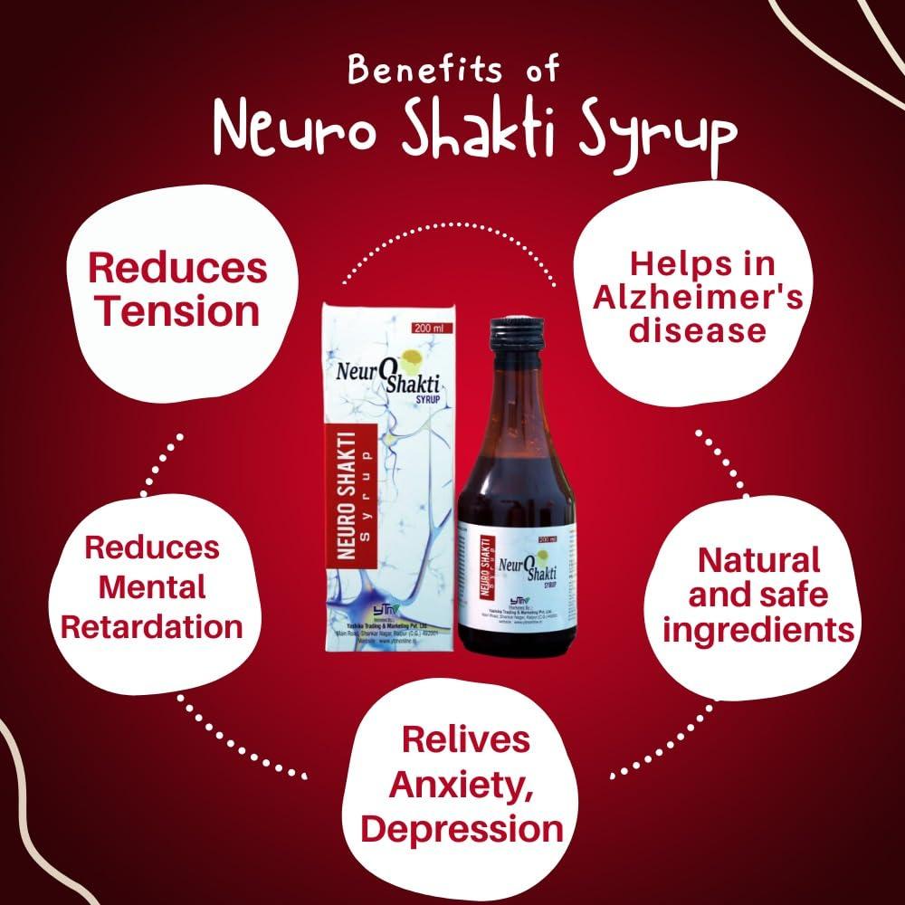 Neuro Shakti Neuro Shakti Syrup helps in tension depression good sleep & mental wellness 200ml
