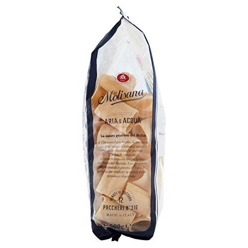 La Molisana La Molisana Paccheri N°316, Durum Wheat Semolina Pasta, 500 g, Cream, (35113)