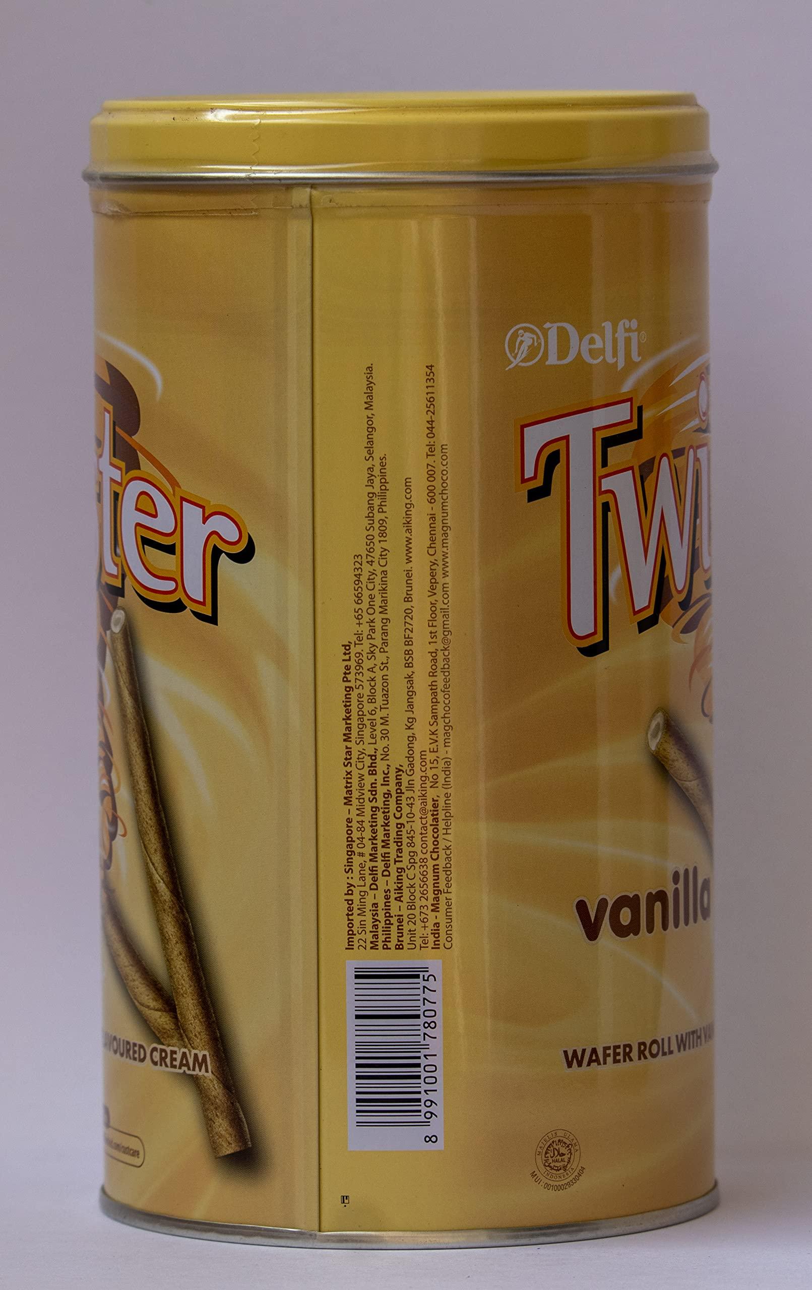 Delfi Delfi Twister Vanilla Wafer Rolls- (Net Quantity 320g)