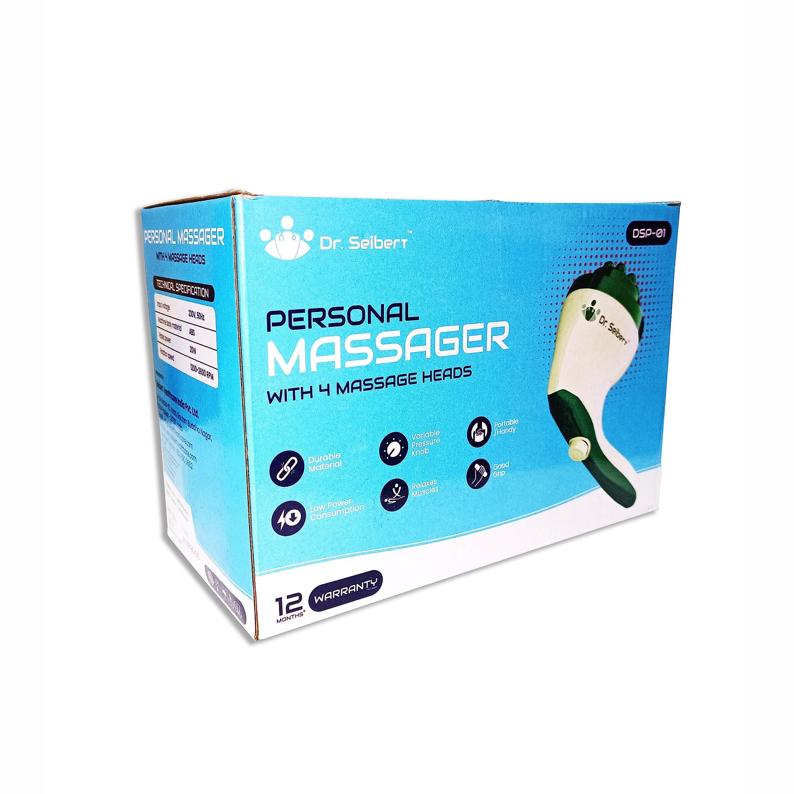 Dr.Seibert Dr.Seibert Personal Body Massager with 4 Massage Heads