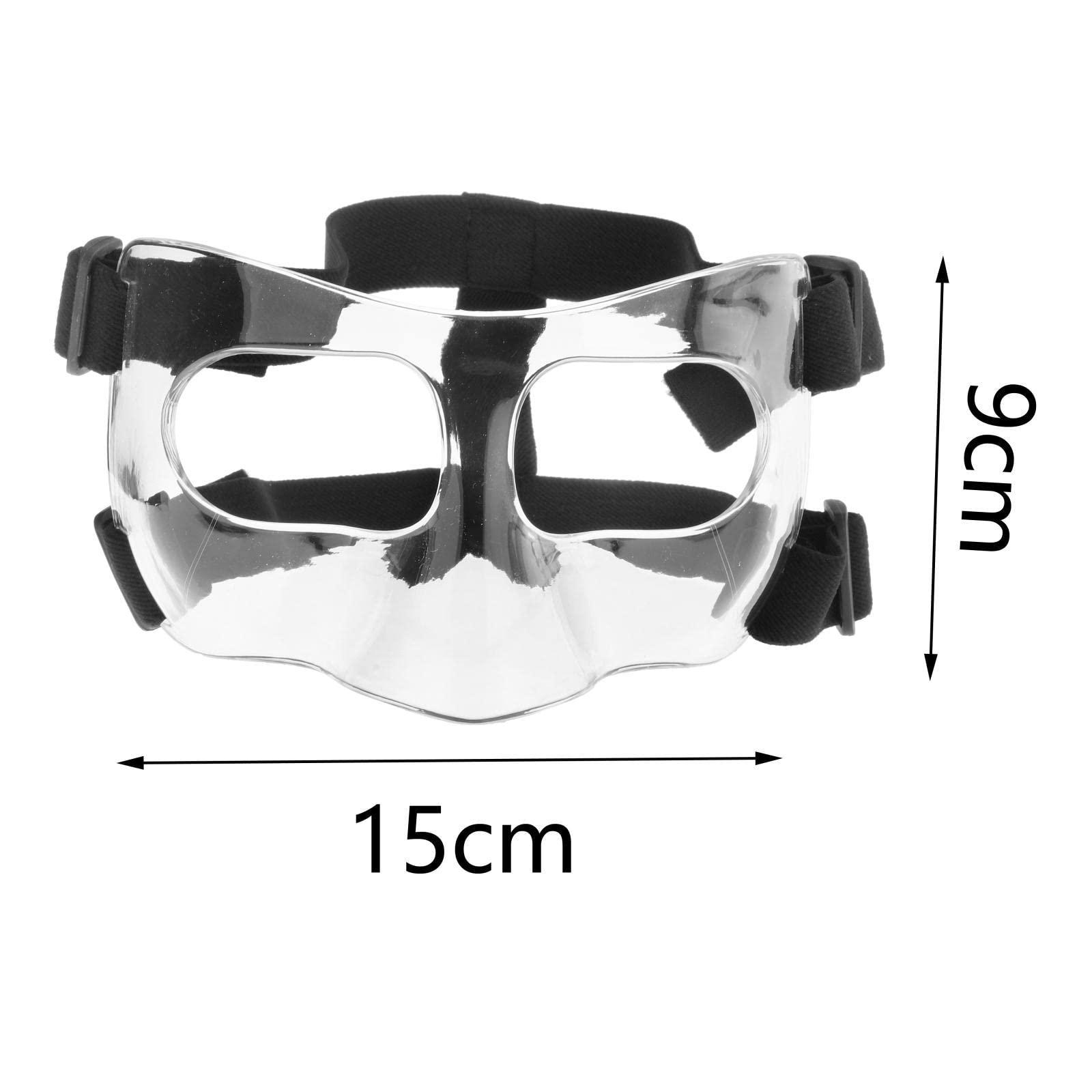 ATORSE ATORSE Basketball Mask Adjustable Strap Girls Softball Mask for Sports Women Men 15x9cm