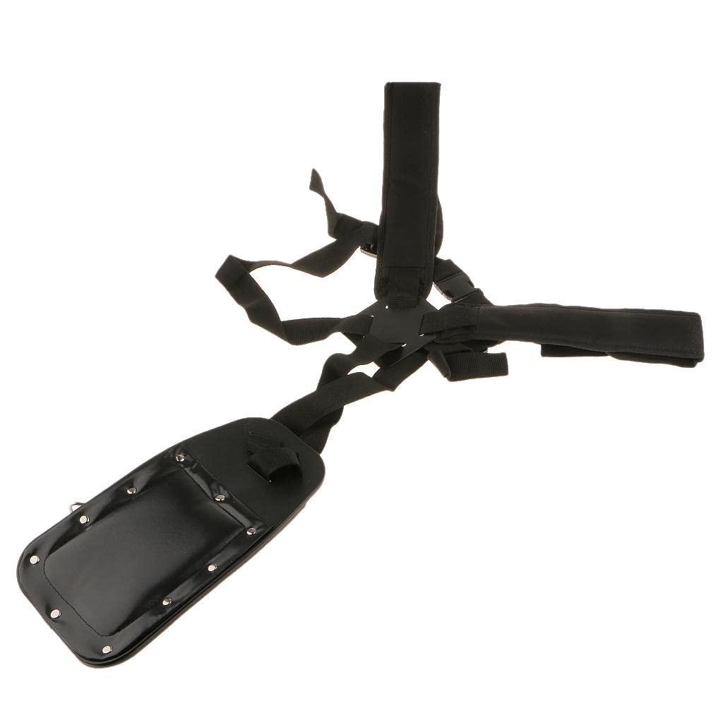 CALANDIS CALANDIS Double Shoulder Strimmer Harness Strap for Brush Cutter Trimmer with Carry Hook