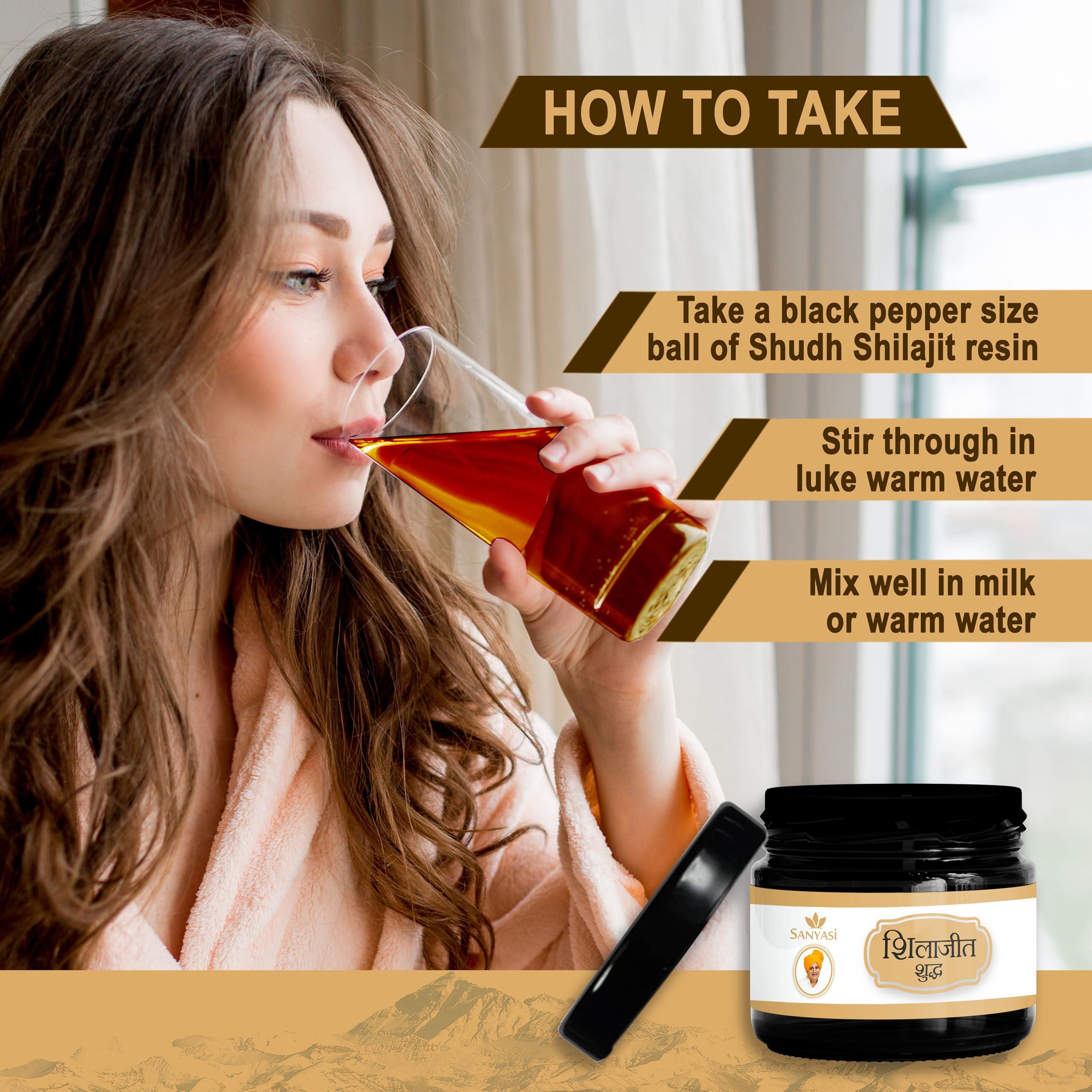 Sanyasi Sanyasi Ayurveda Shilajit Shudh Pure Resin 20g