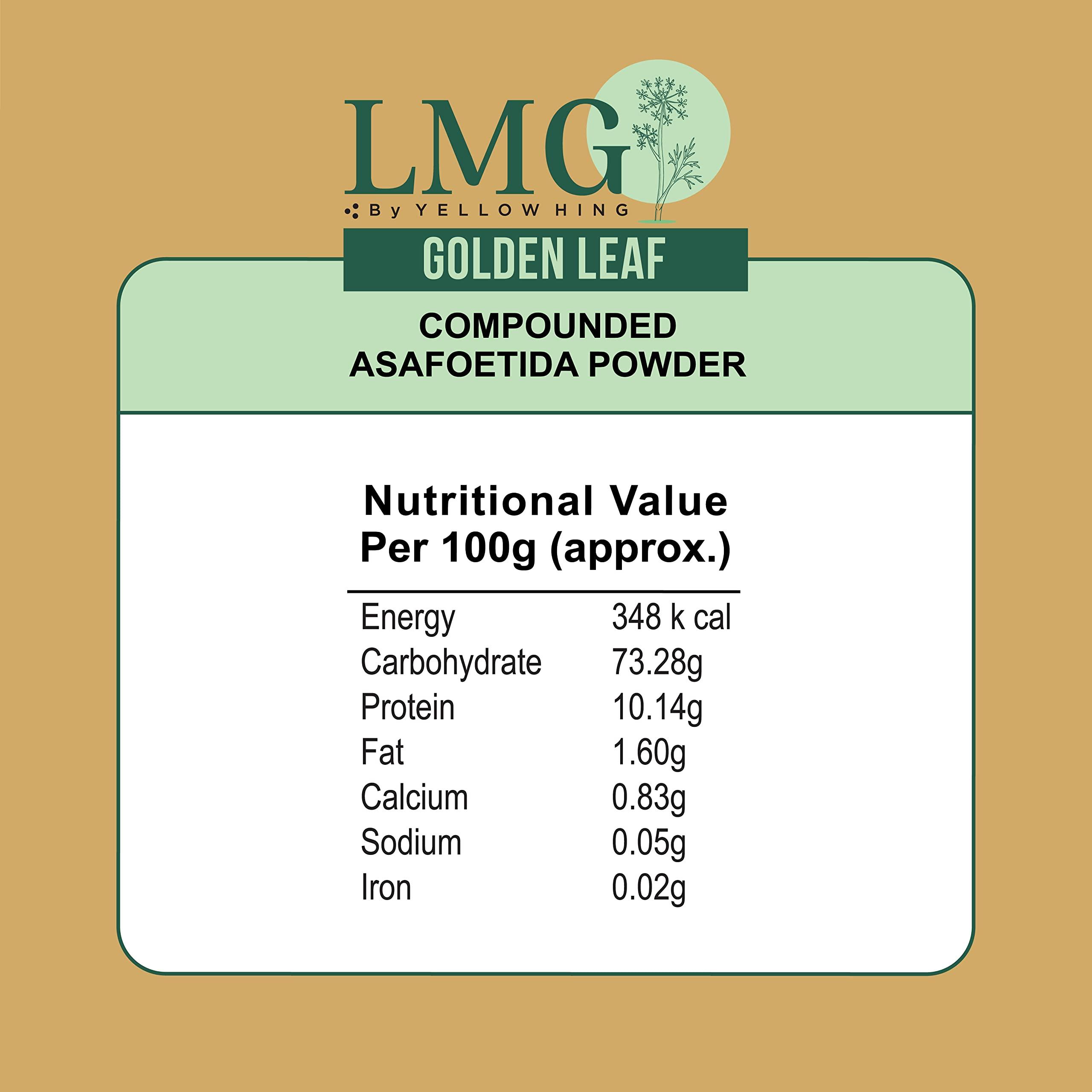 LMG LMG Compounded Hing Powder | Asafoetida | Hand Pounded & Natural Perungayam | Strong Flavour, Strong Aroma (100)