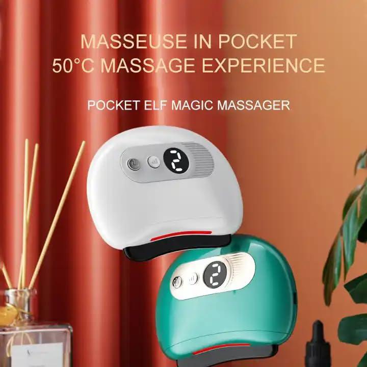MOHAK MOHAK Electric Gus Sha Massage Scraping Sculpt 9 Gears Temperature Heating Adjustable Portable Electronic Massage