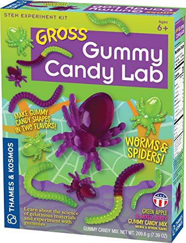Thames & Kosmos Geek & Co. Science! Gross Gummy Candy Lab: Worms & Spiders Science Experiment Kit
