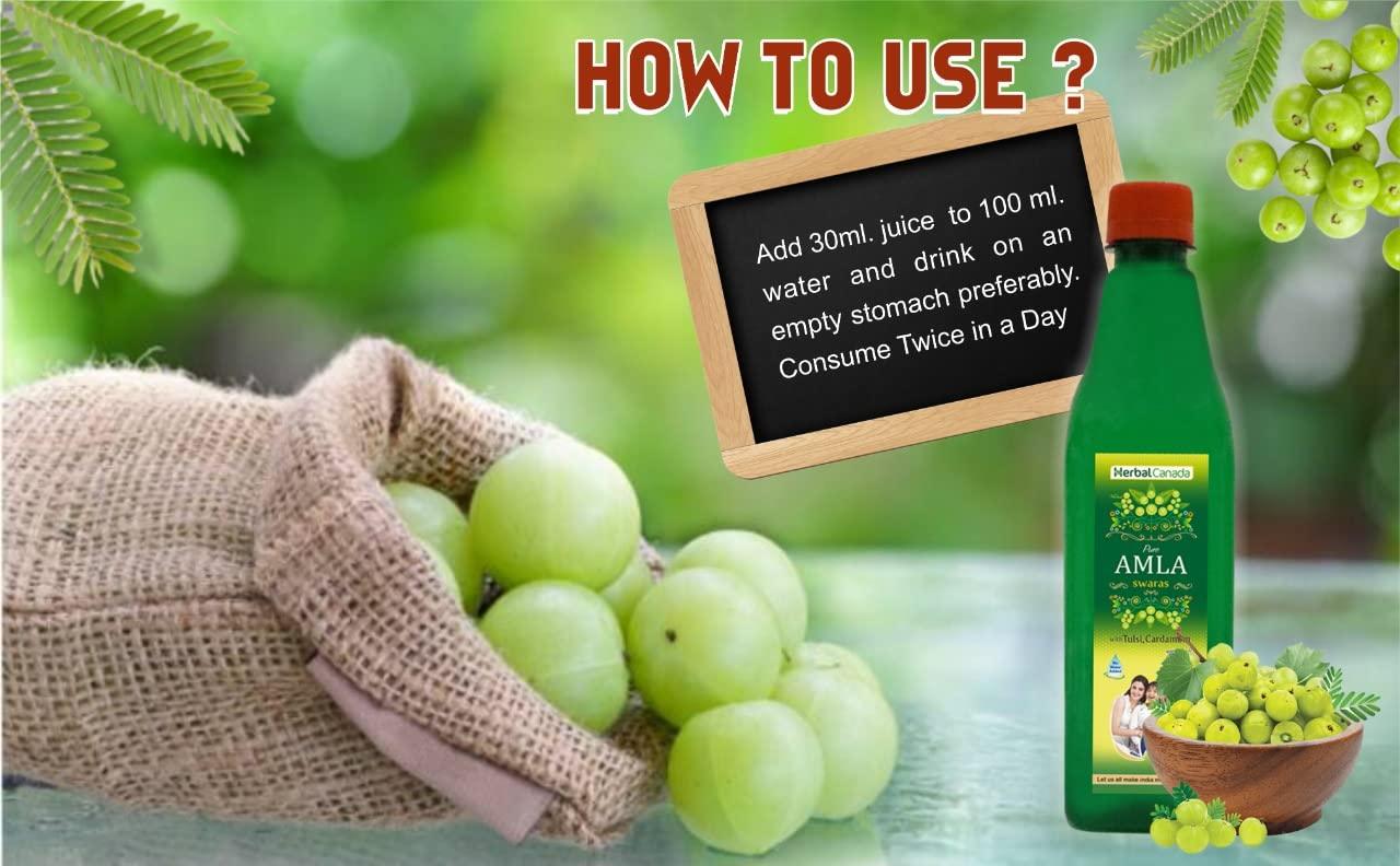 HARC Herbal Canada Harc Herbal Canada Amla Juice - 500ml ( Pack of 3 )