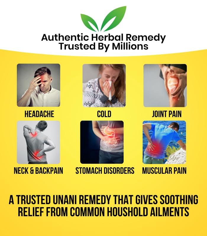 Zinda Tilismath Zinda Tilismath 15ml Ayurvedic Herbal Remedy For Common Ailments & Immunity Booster For Cough and Pain Relief Oil (Pack Of 10)-Trusted Home Remedy for Internal & External Use