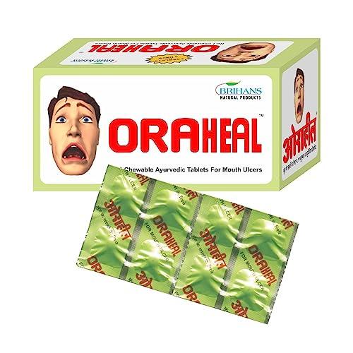 Generic Oraheal Mouth Ulcer Tablet - 20 Strips/Box (Pack of 2)