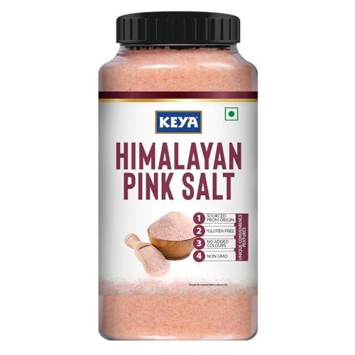 KEYA Keya Himalayan Pink Salt 1.5kg | Mineral rich Salt for Healthy Cooking | Sendha Namak for Healthy Life | Mineral Rich Salt | Low Sodium | Packed with 84 Minerals