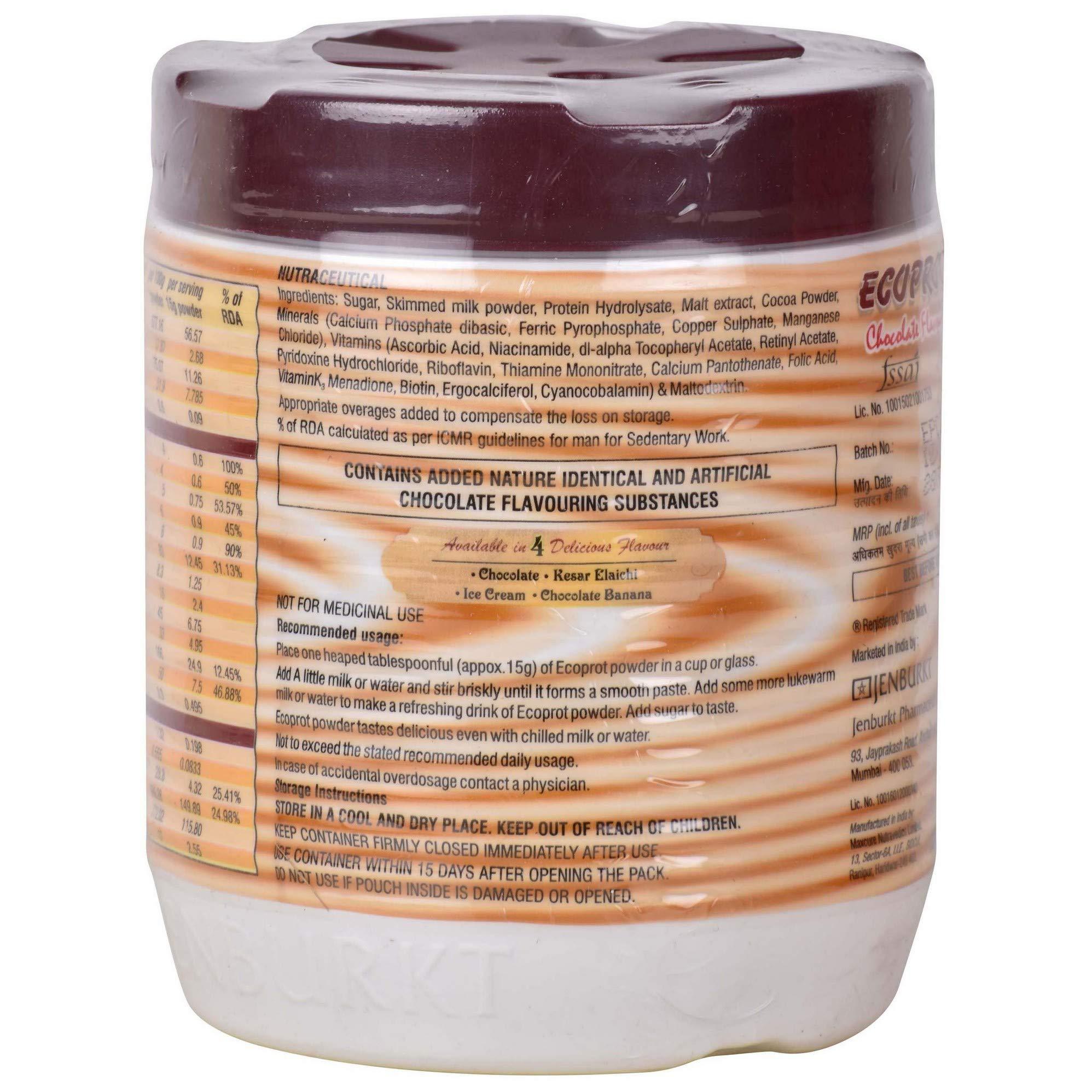 Ecoprot Ecoprot Chocolate Flavour - Bottle of 200 gm Powder