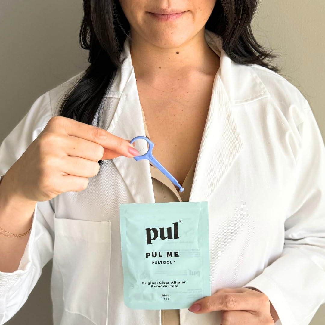 The Pultool Clear Aligner Removal Tool for Invisalign by PULTOOL - Smile Direct Club Removal Tool - Invisible Aligner Remover - Aligner Remover - Retainer Remover - 3 Pack
