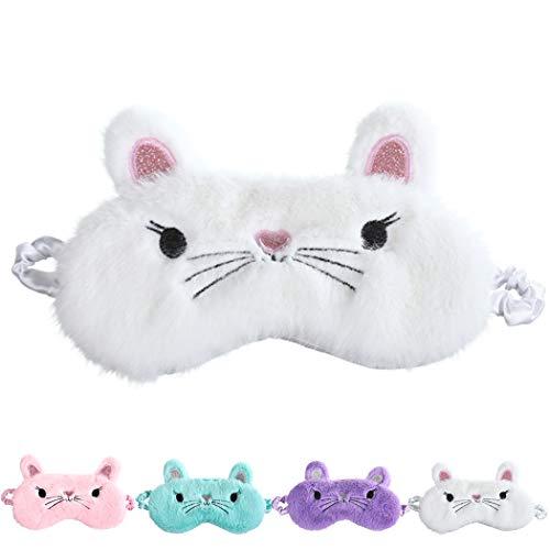 Zoylink Zoylink Sleep Mask Cartoon Cat Decor Eyes Cover Comfortable Night Blindfold