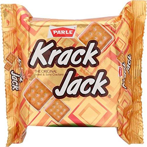 Parle Parle Krack Jack Biscuit, 75.4g [Pack of 6]