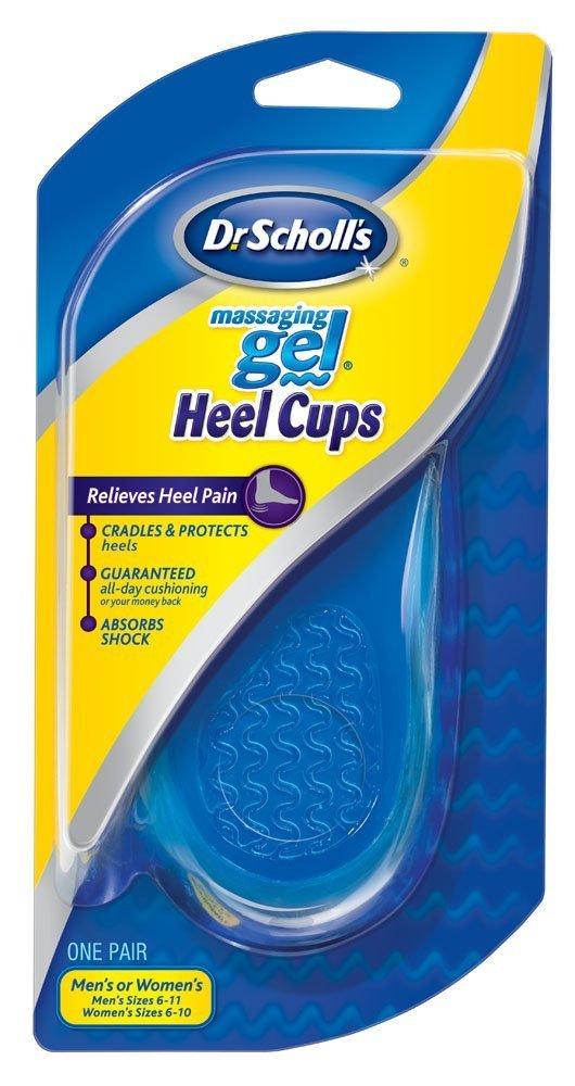 Dr. Scholl's Dr. Scholl's Massaging Gel Heel Cups, Medium, 1 Pair Package