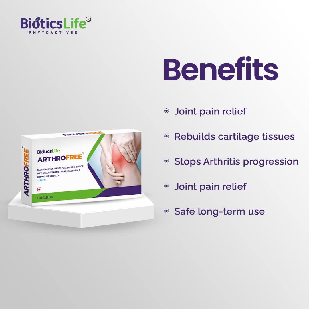 BIOTICSLIFE BIOTICSLIFE Arthrofree Tablets for Joint Pain. Pack of 30