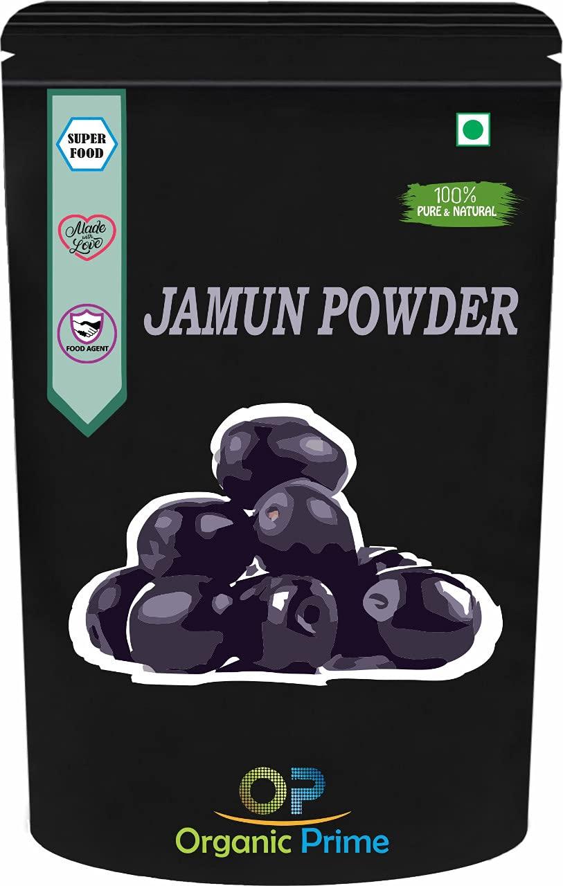 Organic Prime Organic Prime Jamun Seeds | Jambu seeds powder for Diabetes Control | Sugar Balance - 100 GM By Organic Prime