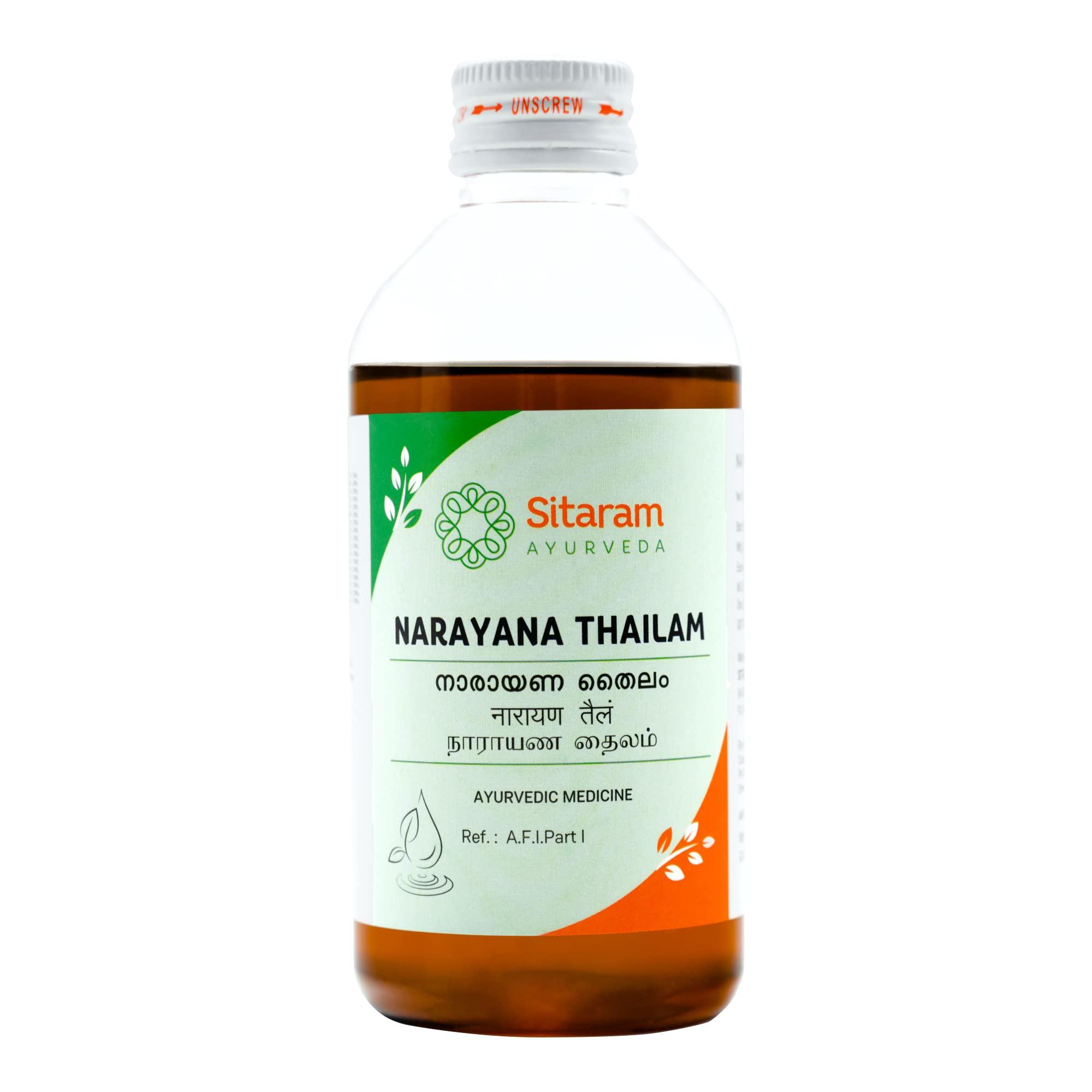 SITARAM Sitaram Ayurveda Narayana Thailam | Narayana Thailam Oil | Nayarana Tailam For Pain Relief (200 ml)
