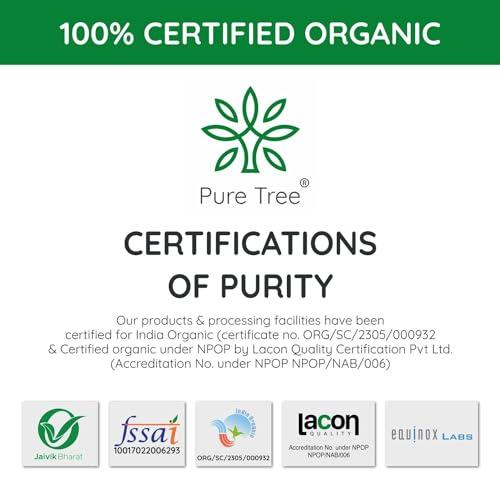 Pure Tree Pure Tree Certified Organic Black Cardamom Whole | 50 g | Badi Elaichi Indian Spice | Moti Elaichi Organic Adds Aroma and Flavour | Cardamom Elaichi Whole