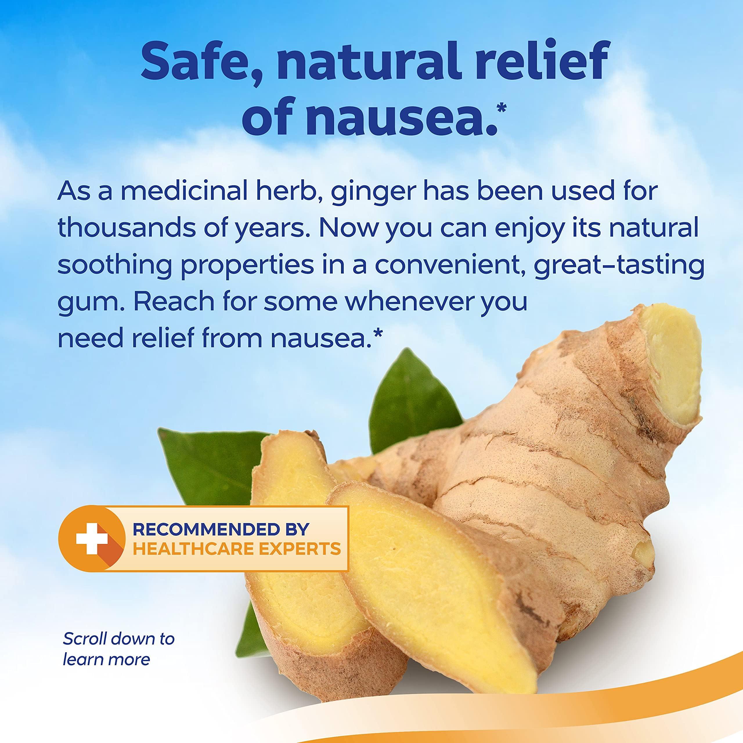 Sea-Band Sea-Band Anti-Nausea Ginger Gum (24 Pieces)