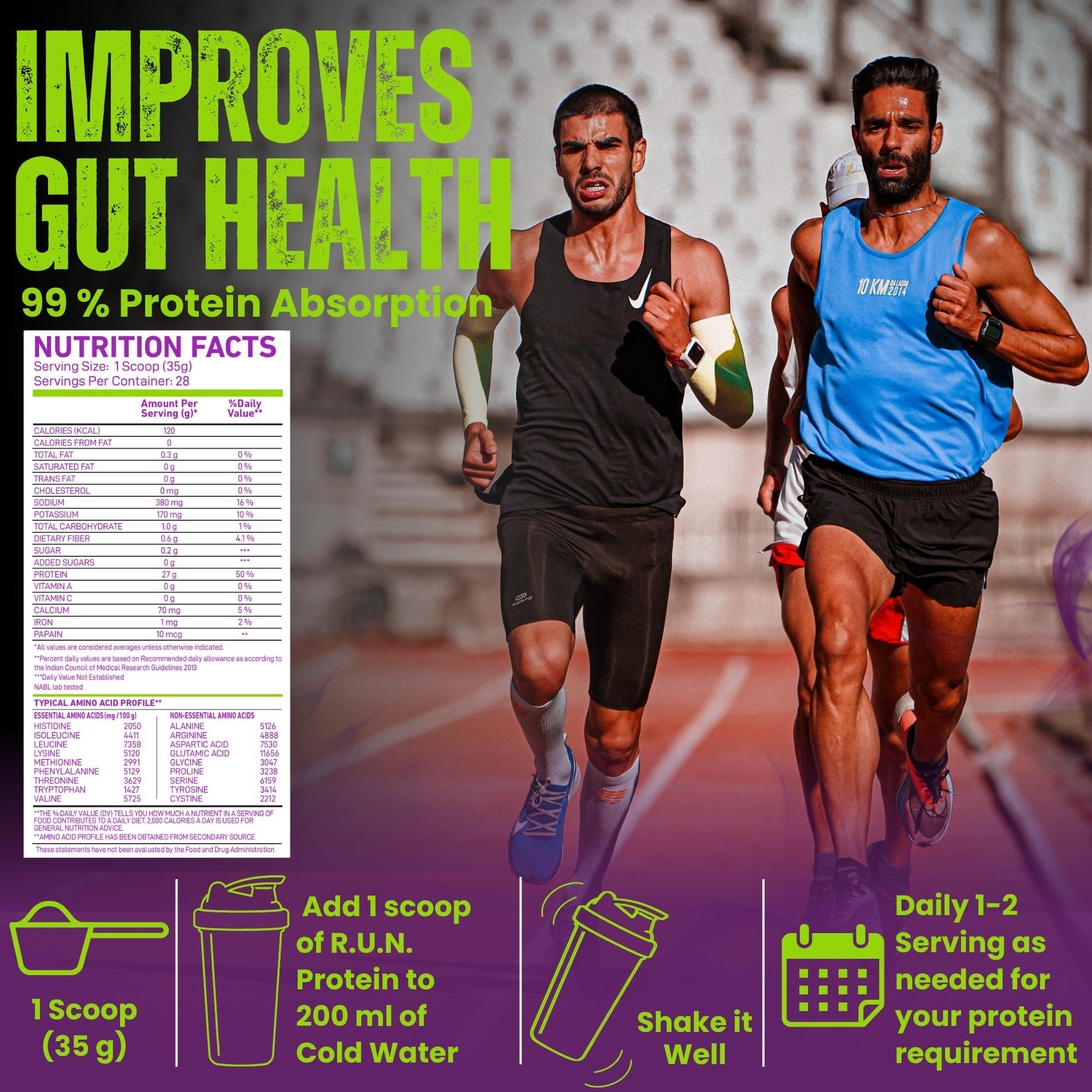 R.U.N-RISE UP NUTRITION R.U.N-RISE UP NUTRITION Egg White Protein Powder for Athletes,Gym & Fitness Enthusiasts |27g Protein & 14g EAA|Lactose, Soy & Gluten Free Egg Albumen Protein Powder for Immunity, Dark Chocolate -1kg