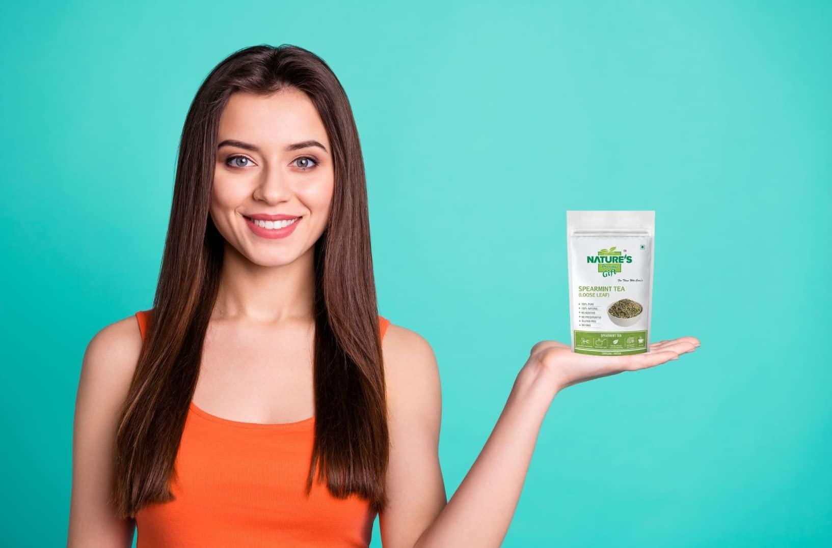 NATURE'S Precious Gift NATURE'S Precious Gift - Spearmint Tea - 1 kg - Jumbo Super Saver Wholesale Pack