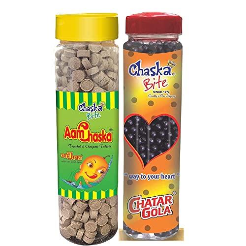 CHASKA BITE Chaska Bite Aam Chaska candies khatti meethi chatpati digestive Golo 250g Chatar gola Sour & Tangy 250g