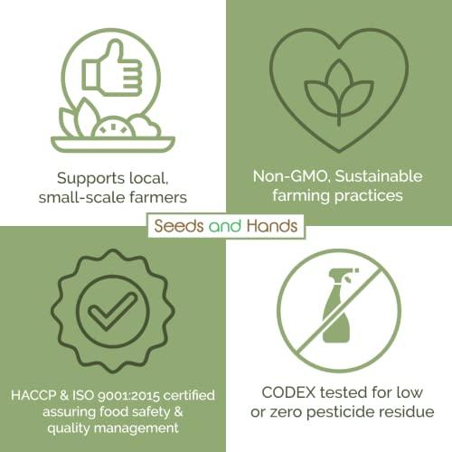 Seeds and Hands Seeds and Hands Wayanad Hand-Peeled Cardamom Seeds (100g)