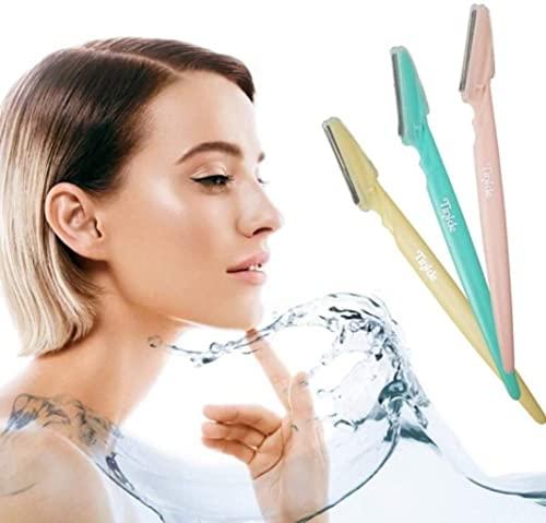 SLM SALIMAR Face Razors for Women/Women Face Razor/Razor for Face & Eyebrow/Reusable & Biodegradable/Quick & Easy Facial Hair Removal at Home