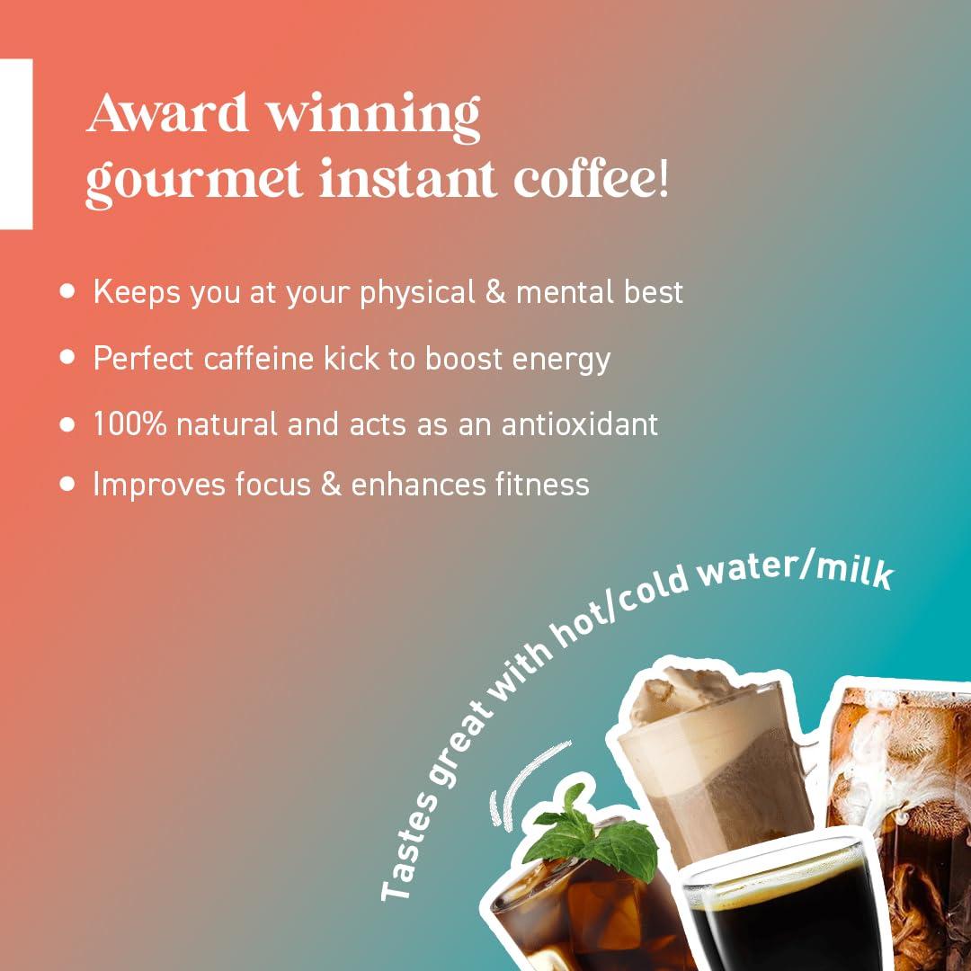 RAGE COFFEE RAGE COFFEE Silk Blend Instant Coffee|Belgian Chocolate & Creamy Hazelnut Silk Blend Flavoured Coffee 60 Gms Each|100% Pure Instant Coffee|Premium, Bold & Smooth|Pack Of 2 - Powder, Bottle