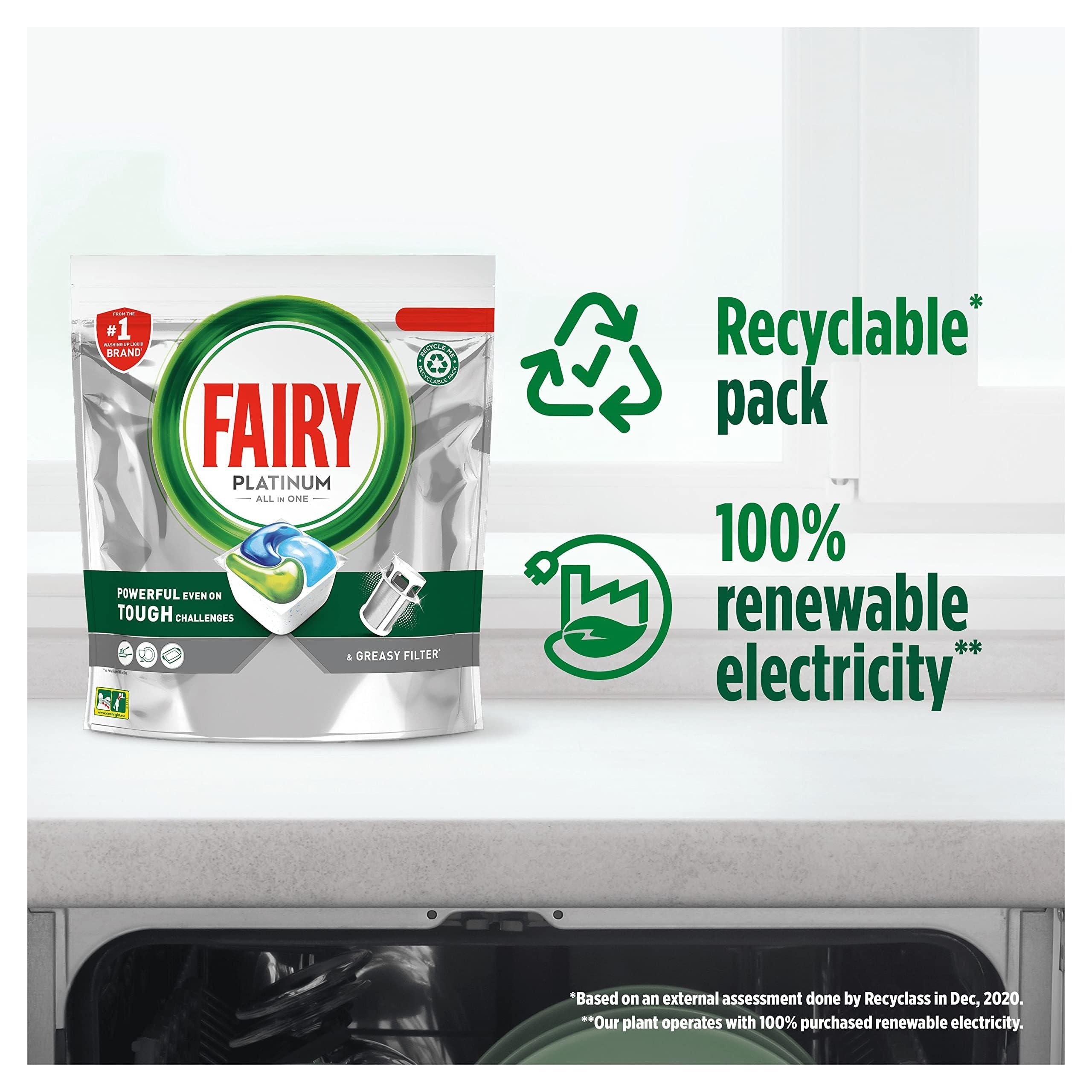 FAIRY Fairy Platinum Dishwasher Tablets 51 Original