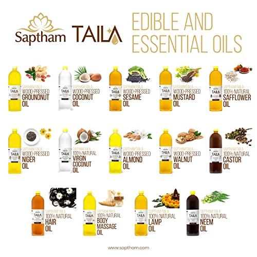 Saptham Saptham Taila 100% Wood Pressed/Cold Pressed Walnut Oil (100 ML)