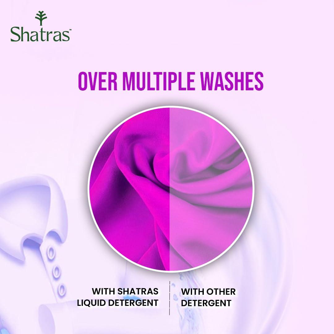 Shatras Shatras Ultra Wash Low Foam Laundry Liquid Detergent, For Top & Front Load Washing Machine Fabric Sanitising Germ Guard Daily Wash Laundry Detergent