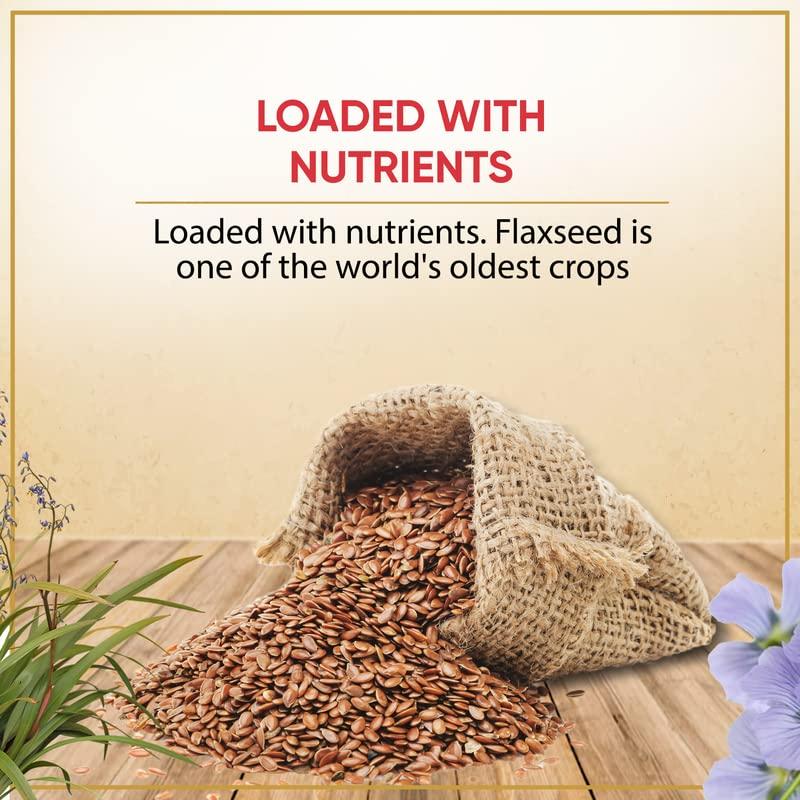 GANGAGREENS AND GRAINS GangaGreens and Grains Flax Seeds, Soft Crunchy Brown Seeds (200 Gram)