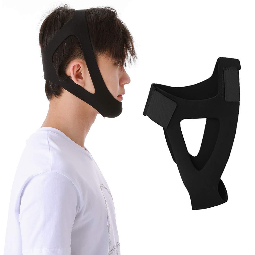 ZOYLINK Zoylink Chin Strap Creative Adjustable Anti Snoring Device Sleep Aid for Men & Women (Black)