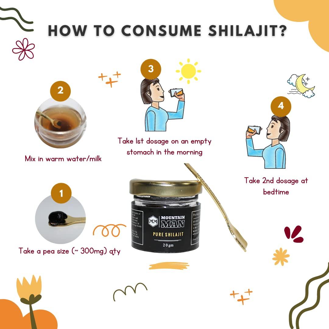 Mountain Man Mountain Man Pure Himalayan Shilajit Resin -20g | For Power & Stamina