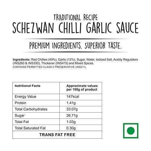 Wingreens Wingreens Schezwan Chilli Garlic Sauce, 450 g with Tomato Ketchup, 450 g