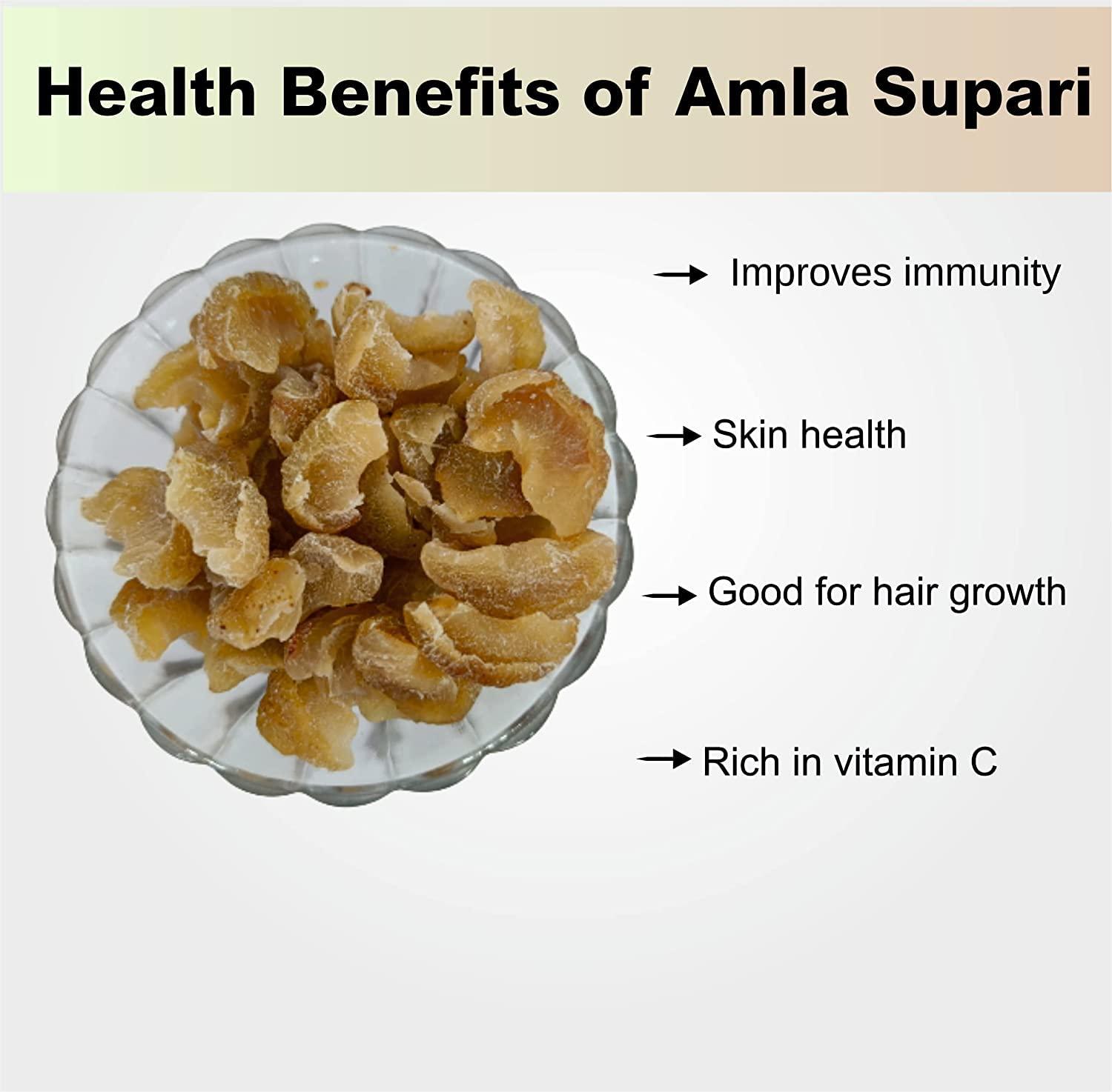 Organic Anand Organic Anand Natural Dried Sweet Amla Candy| Awla (Indian Gooseberry) Salt, Sugar, Masala Candy Homemade Amla Candy, Dry Amla Pieces,(200gm- Pack of 1)