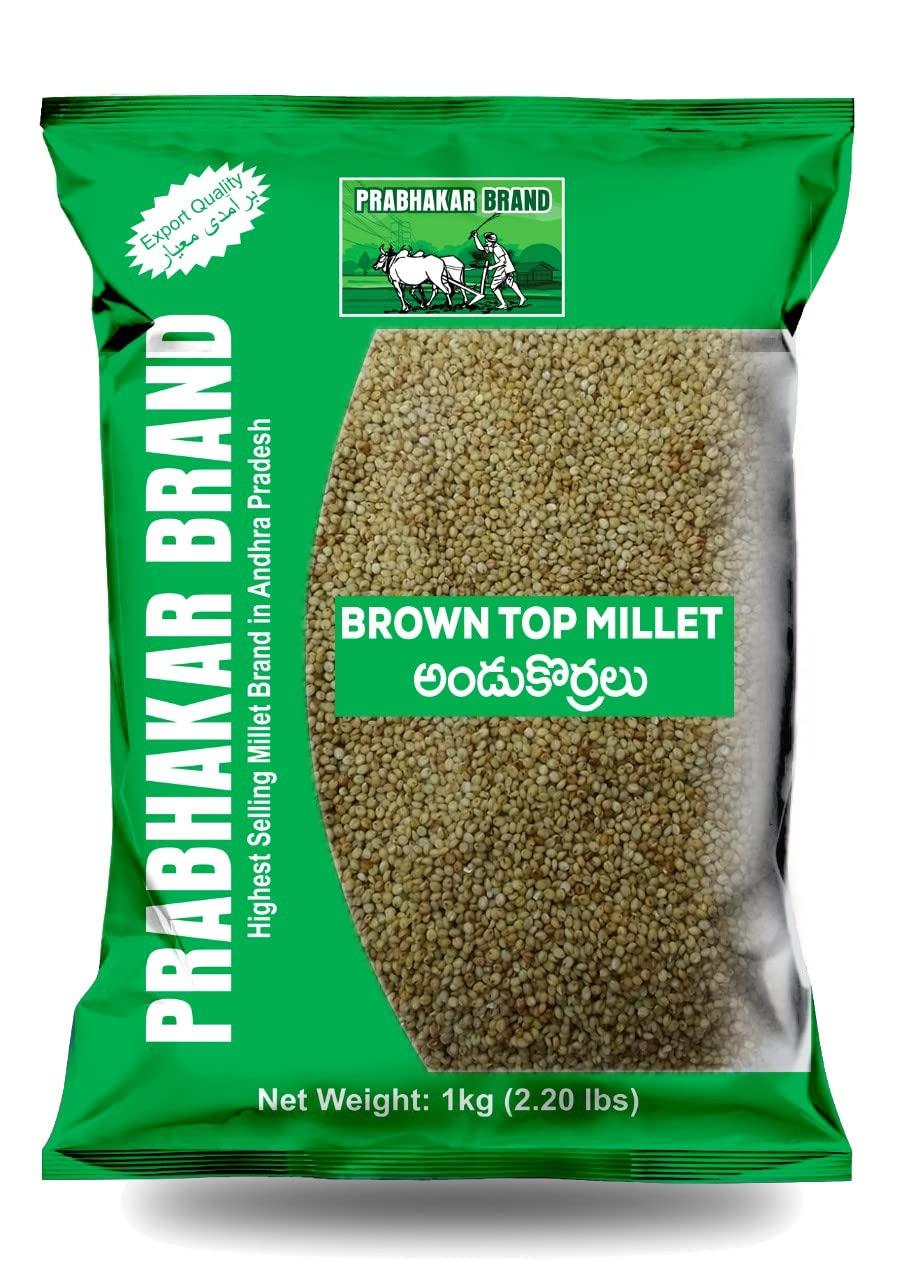 Generic DOCTOR RICE DIABETIC RICE SUGAR FREE RICE 1KG & PRABHAKAR BROWNTOP MILLET 1KG