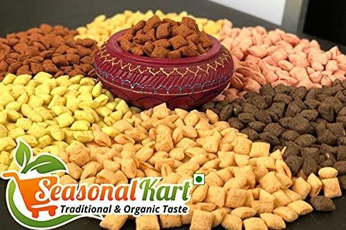 Seasonal Kart Seasonal Kart Breakfast Cereal, Chocolate Choco Rings, Multigrain 350 gms [Choco Rings Chocolate Flavoured, High Fibre and Multigrain| Healthy Breakfast Cereal |