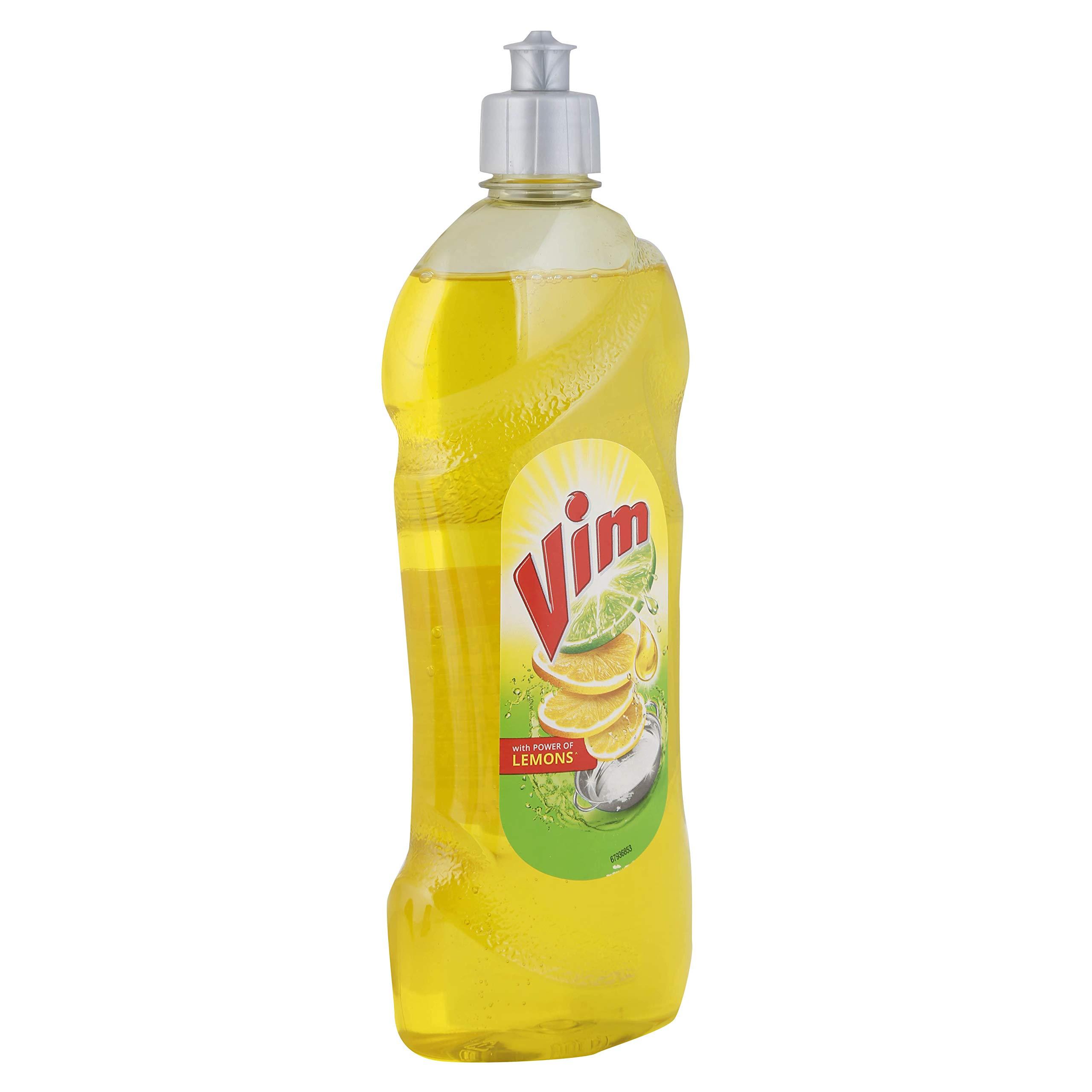 Vim Vim Drop Dishwash Liquid - Yellow, 750ml