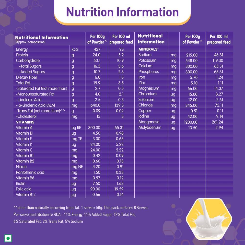 RESOURCE Nestl Resource Diabetic, Adult Nutrition for Diabetic Patients, Low GI Formula, Vanilla Flavoured Protein Powder, 400g Pet Jar