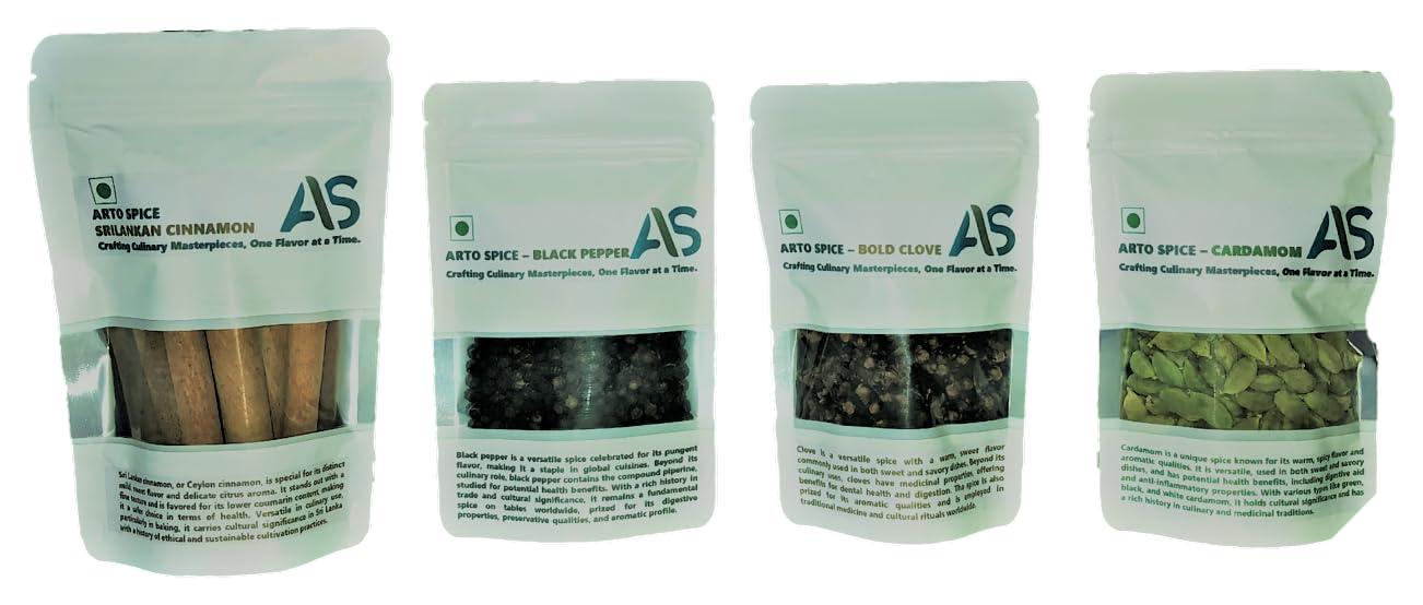 Generic SPICE SET || IDUKI/MUNNAR CARDAMOM | YELAKULU | YALAKKI | ELAKKAI, DALCHEENI, KAI MERCH, CLOVE