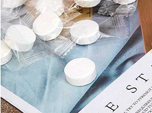 Swity Home Swity Home Compressed Towel Coin Tissues Portable Wipe Napkin Paper Tablets Non-Woven Disposable Compressed Cotton Coin Tissue Towel Home Hand Wipes for Travel Camping Beauty Salon Outdoor (300)